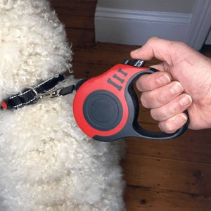 Button Use for Bone Pattern Dog Walking Leash