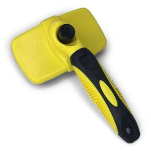 Yellow Deshedding Slicker Brush