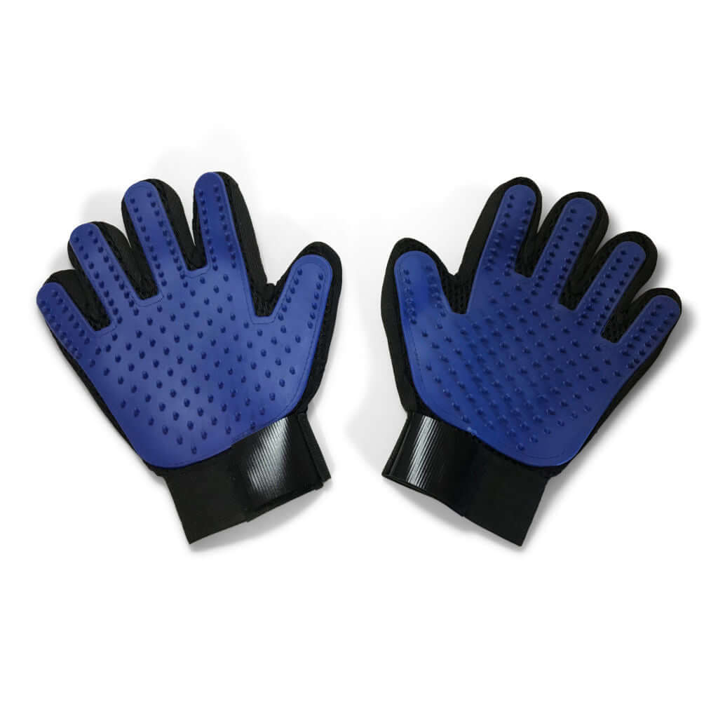 Left and Right Pair of Grooming Massage Gloves